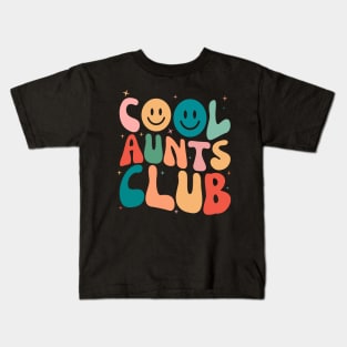 Retro Cool Aunts Club Kids T-Shirt